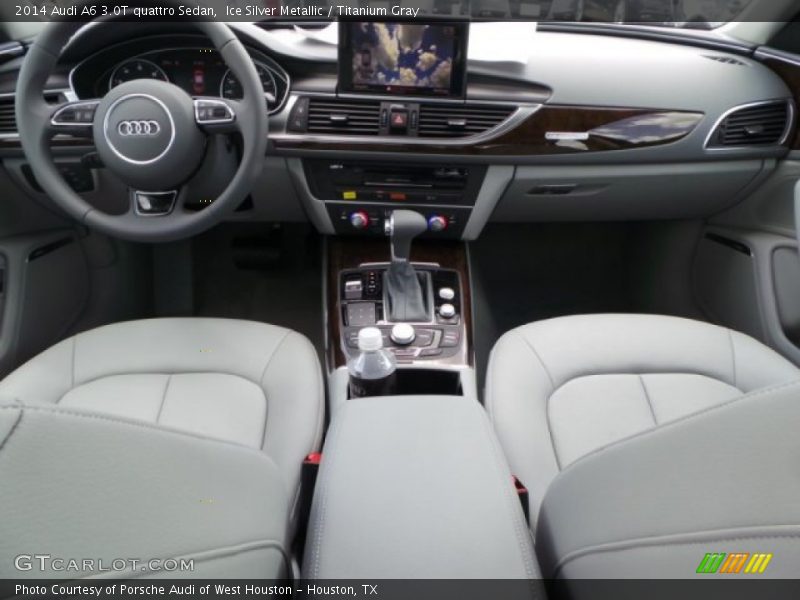 Ice Silver Metallic / Titanium Gray 2014 Audi A6 3.0T quattro Sedan