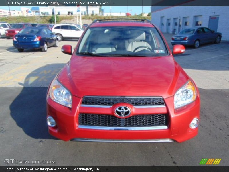 Barcelona Red Metallic / Ash 2011 Toyota RAV4 Limited 4WD