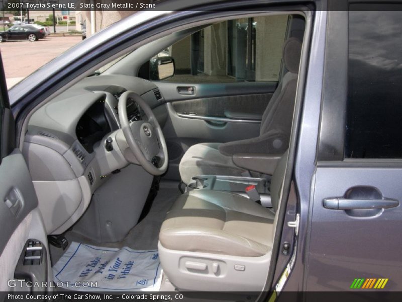 Slate Gray Metallic / Stone 2007 Toyota Sienna LE