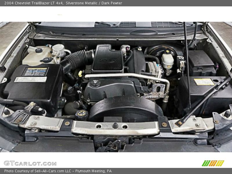 Silverstone Metallic / Dark Pewter 2004 Chevrolet TrailBlazer LT 4x4