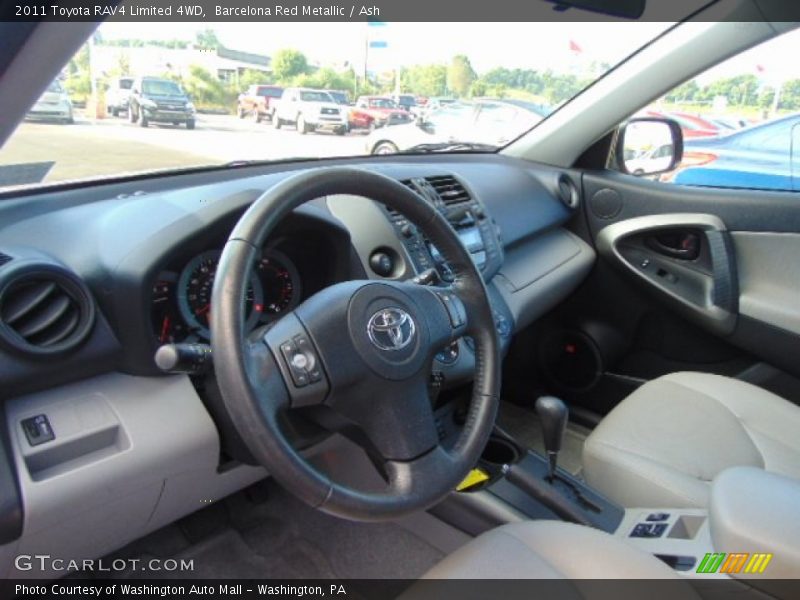 Barcelona Red Metallic / Ash 2011 Toyota RAV4 Limited 4WD