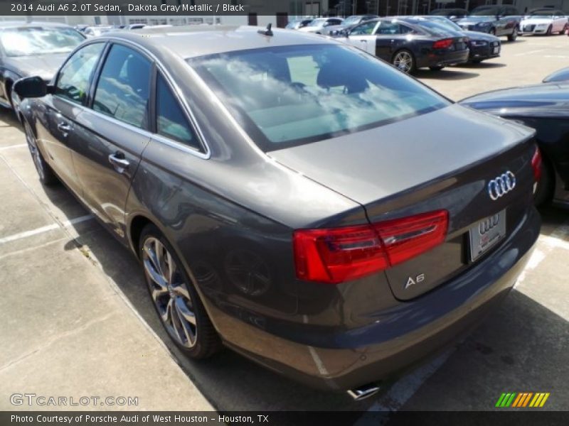 Dakota Gray Metallic / Black 2014 Audi A6 2.0T Sedan