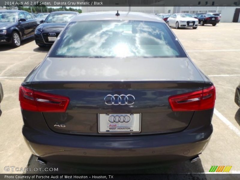 Dakota Gray Metallic / Black 2014 Audi A6 2.0T Sedan