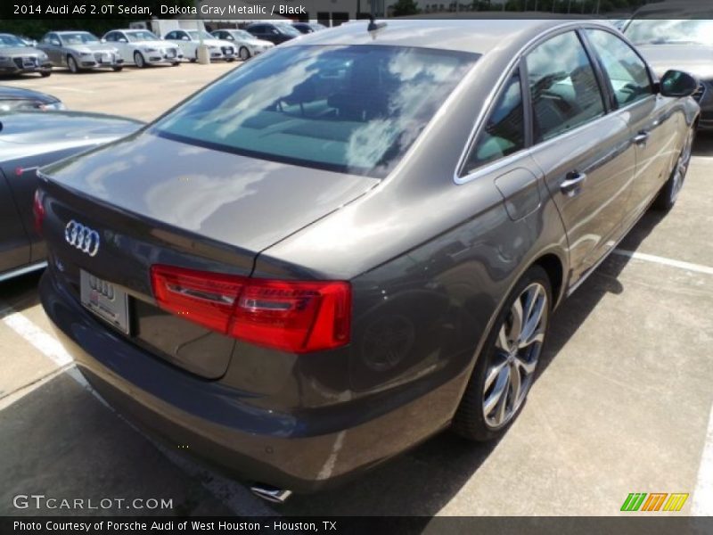 Dakota Gray Metallic / Black 2014 Audi A6 2.0T Sedan