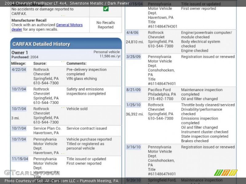 Silverstone Metallic / Dark Pewter 2004 Chevrolet TrailBlazer LT 4x4