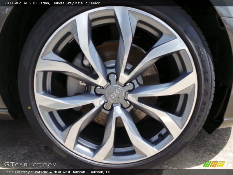 Dakota Gray Metallic / Black 2014 Audi A6 2.0T Sedan
