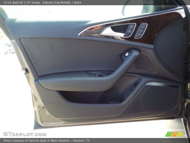 Dakota Gray Metallic / Black 2014 Audi A6 2.0T Sedan