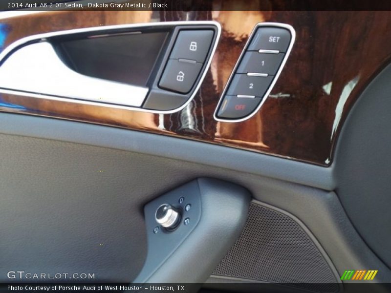 Dakota Gray Metallic / Black 2014 Audi A6 2.0T Sedan
