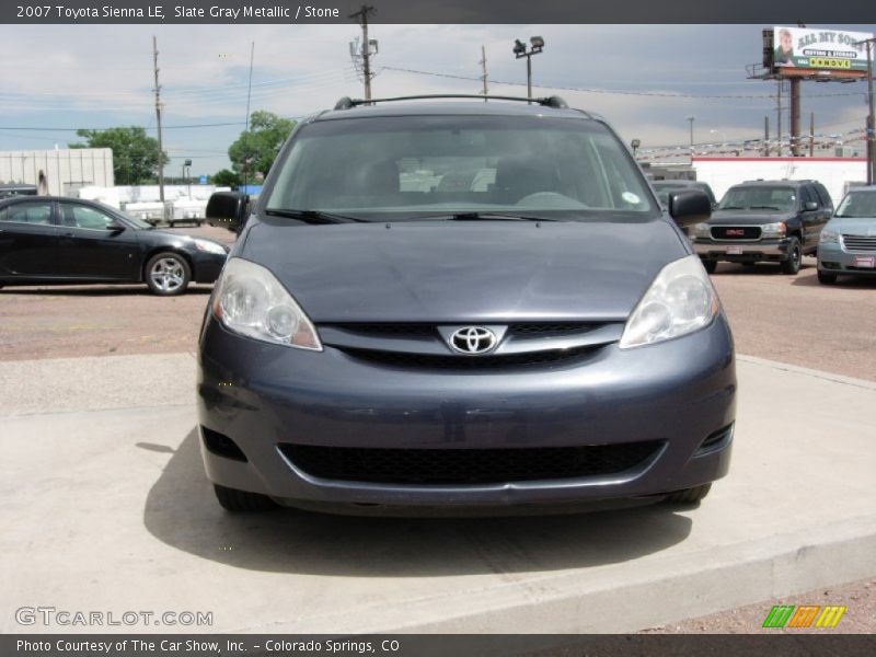 Slate Gray Metallic / Stone 2007 Toyota Sienna LE