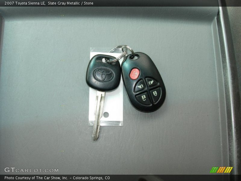 Slate Gray Metallic / Stone 2007 Toyota Sienna LE
