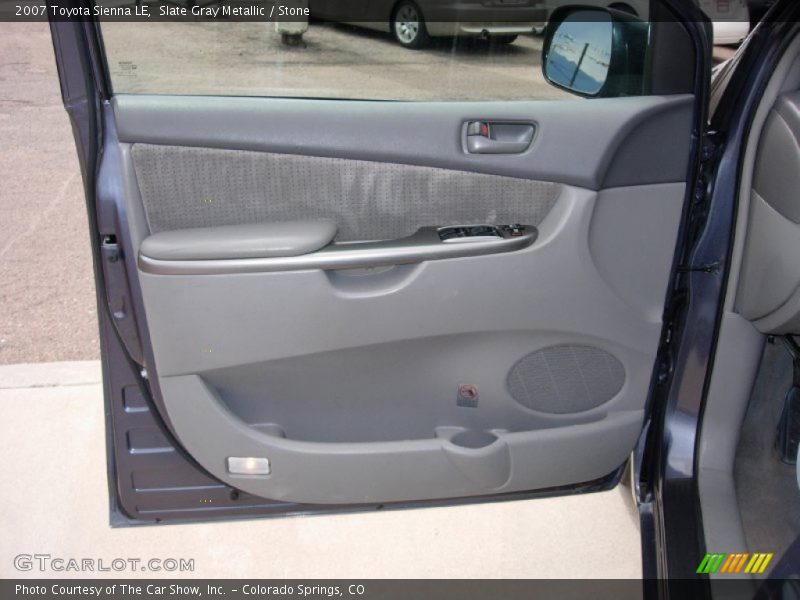 Slate Gray Metallic / Stone 2007 Toyota Sienna LE