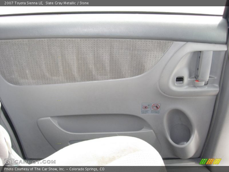 Slate Gray Metallic / Stone 2007 Toyota Sienna LE