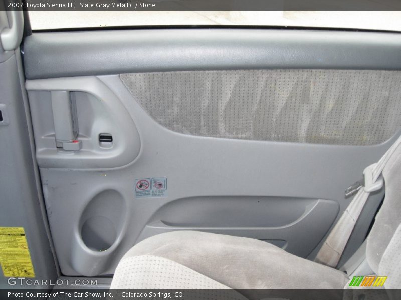 Slate Gray Metallic / Stone 2007 Toyota Sienna LE