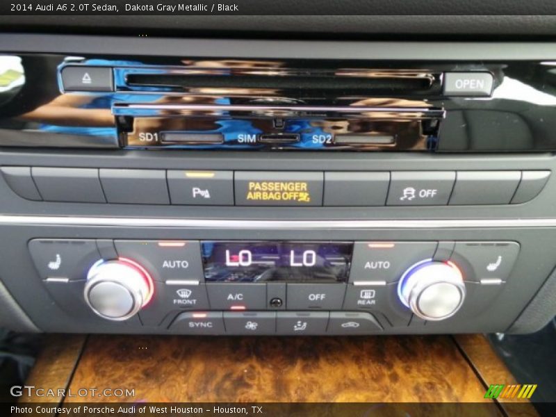 Dakota Gray Metallic / Black 2014 Audi A6 2.0T Sedan