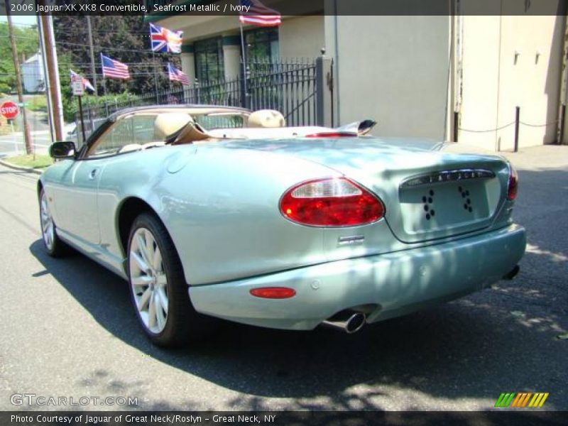 Seafrost Metallic / Ivory 2006 Jaguar XK XK8 Convertible