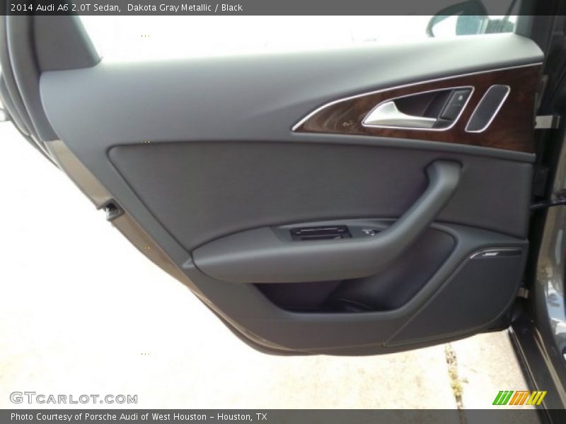 Dakota Gray Metallic / Black 2014 Audi A6 2.0T Sedan