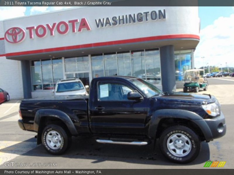 Black / Graphite Gray 2011 Toyota Tacoma Regular Cab 4x4