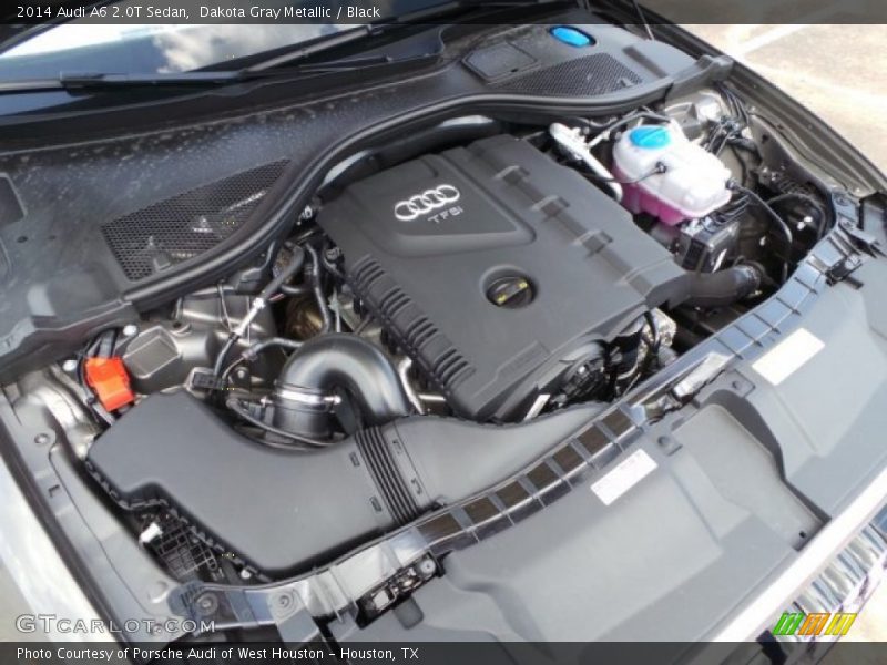 Dakota Gray Metallic / Black 2014 Audi A6 2.0T Sedan