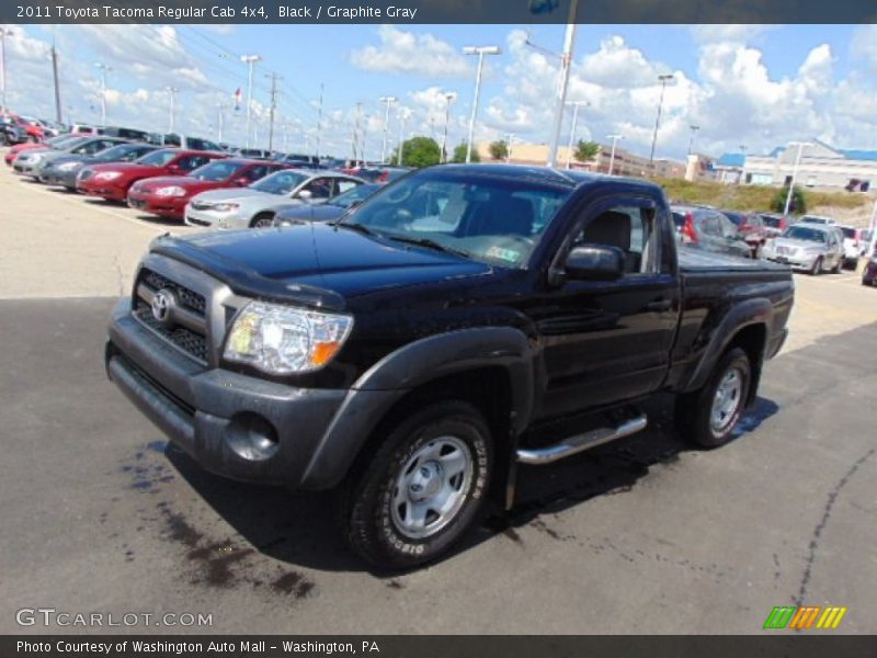 Black / Graphite Gray 2011 Toyota Tacoma Regular Cab 4x4