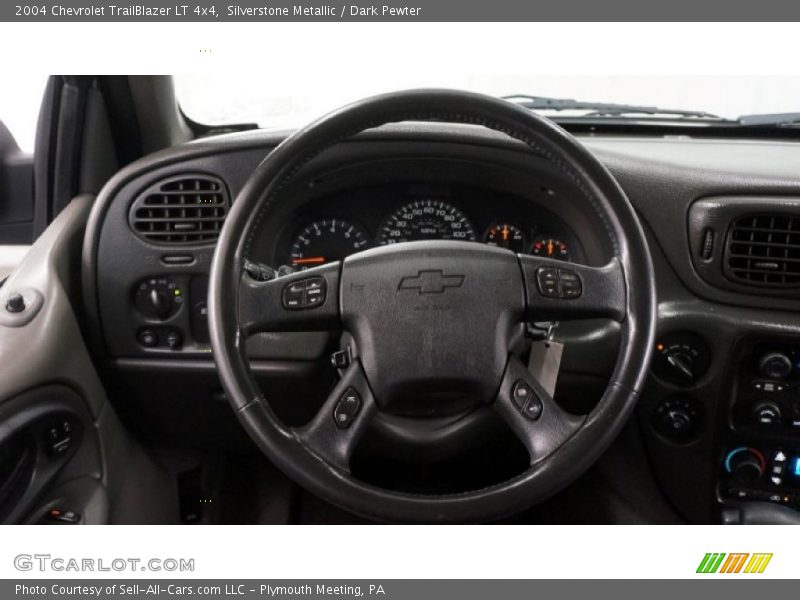Silverstone Metallic / Dark Pewter 2004 Chevrolet TrailBlazer LT 4x4