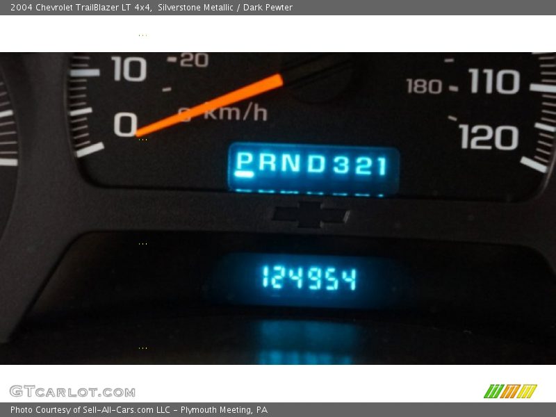 Silverstone Metallic / Dark Pewter 2004 Chevrolet TrailBlazer LT 4x4