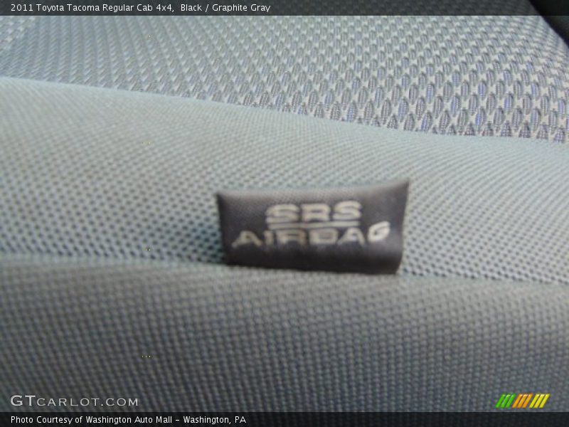 Black / Graphite Gray 2011 Toyota Tacoma Regular Cab 4x4