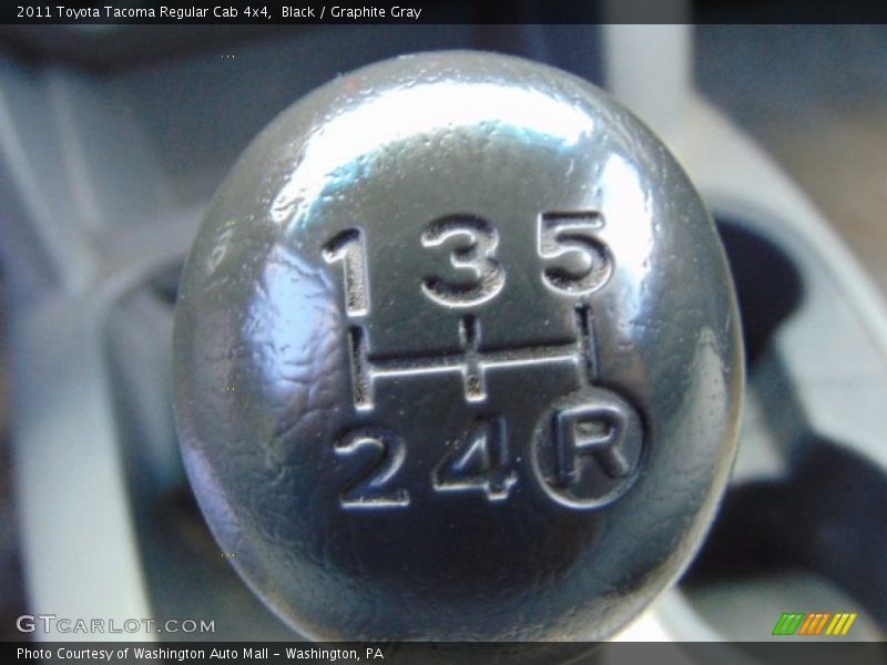 Black / Graphite Gray 2011 Toyota Tacoma Regular Cab 4x4