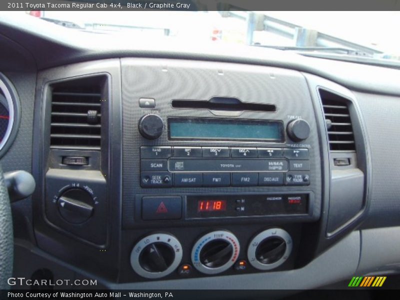 Black / Graphite Gray 2011 Toyota Tacoma Regular Cab 4x4