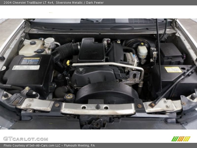 Silverstone Metallic / Dark Pewter 2004 Chevrolet TrailBlazer LT 4x4