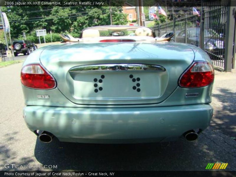 Seafrost Metallic / Ivory 2006 Jaguar XK XK8 Convertible