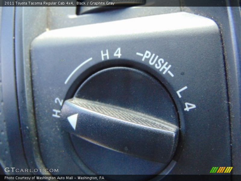 Black / Graphite Gray 2011 Toyota Tacoma Regular Cab 4x4