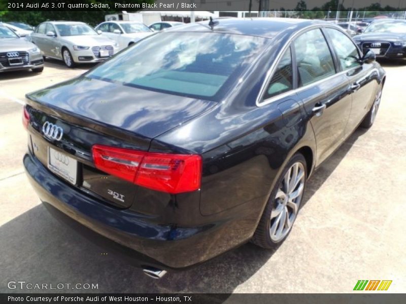 Phantom Black Pearl / Black 2014 Audi A6 3.0T quattro Sedan