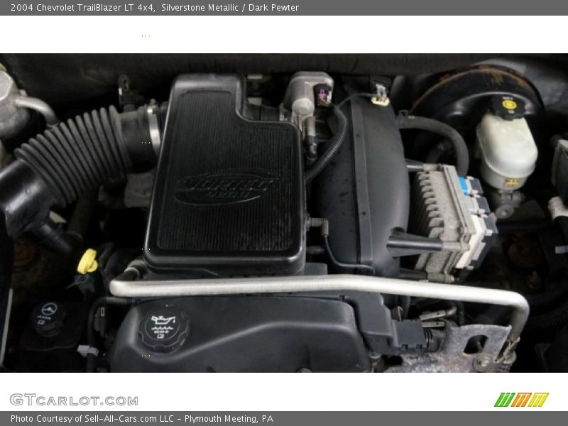 Silverstone Metallic / Dark Pewter 2004 Chevrolet TrailBlazer LT 4x4