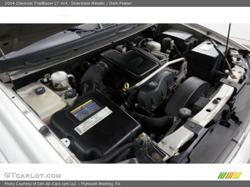 Silverstone Metallic / Dark Pewter 2004 Chevrolet TrailBlazer LT 4x4
