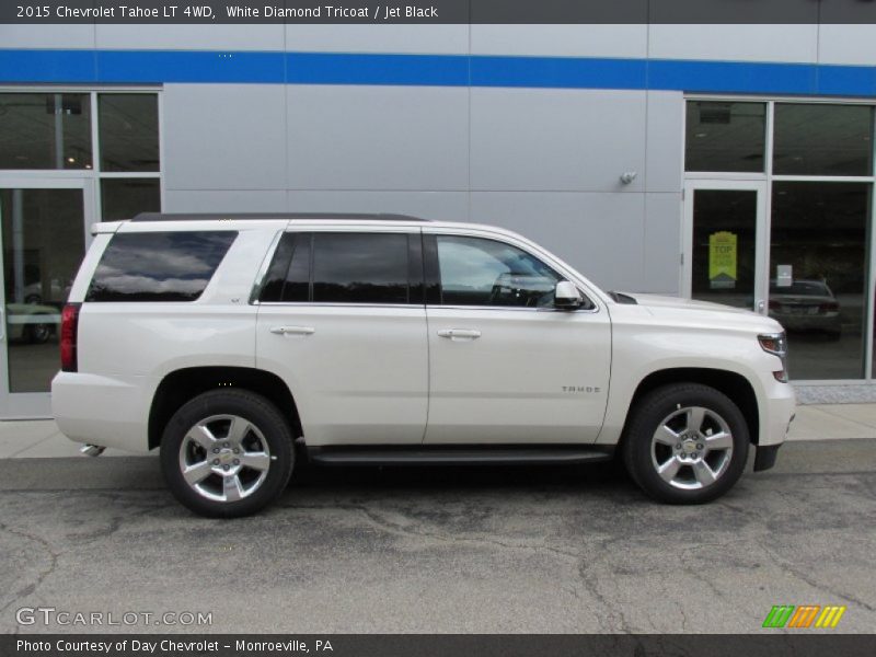 White Diamond Tricoat / Jet Black 2015 Chevrolet Tahoe LT 4WD