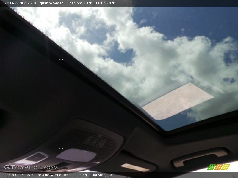 Phantom Black Pearl / Black 2014 Audi A6 3.0T quattro Sedan