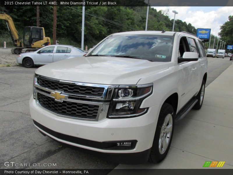White Diamond Tricoat / Jet Black 2015 Chevrolet Tahoe LT 4WD