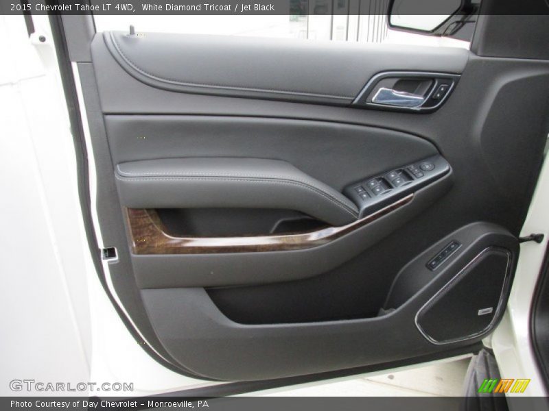 White Diamond Tricoat / Jet Black 2015 Chevrolet Tahoe LT 4WD