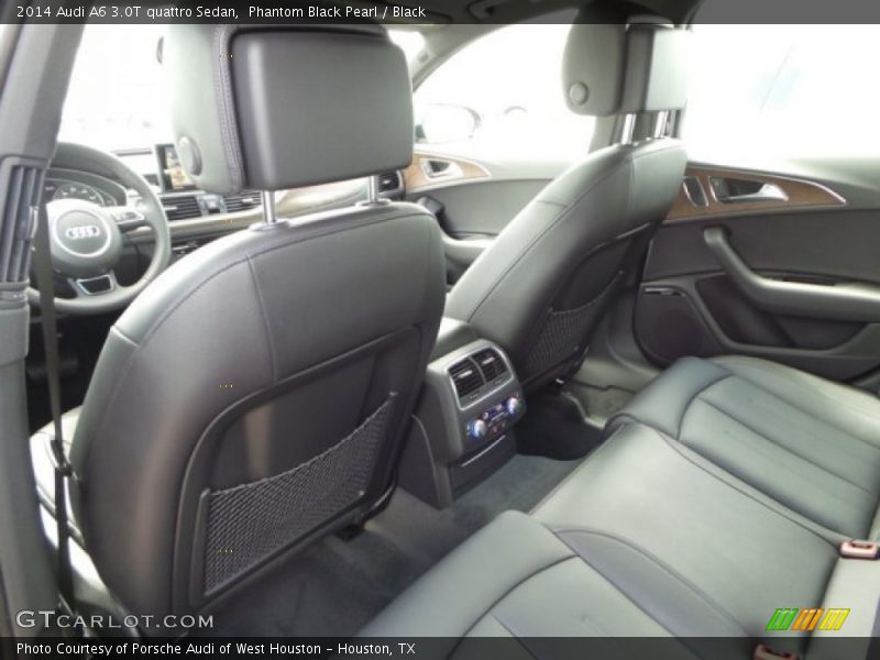 Phantom Black Pearl / Black 2014 Audi A6 3.0T quattro Sedan