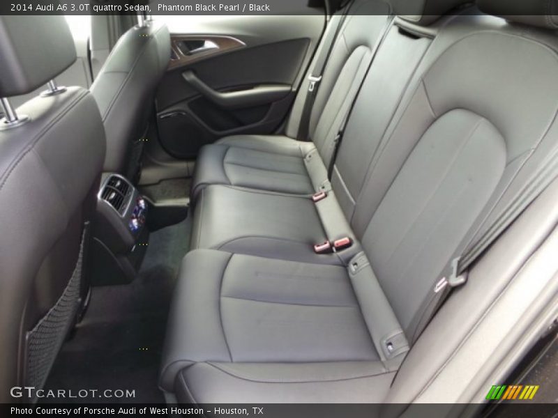 Phantom Black Pearl / Black 2014 Audi A6 3.0T quattro Sedan