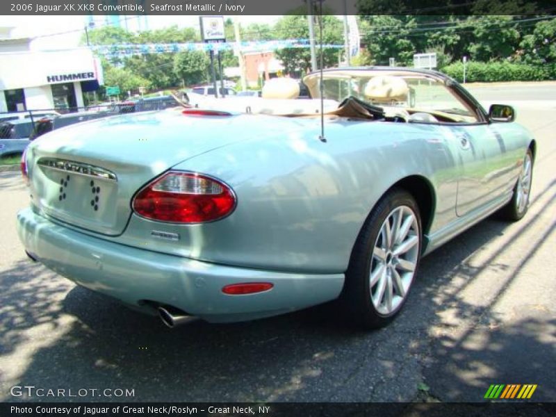 Seafrost Metallic / Ivory 2006 Jaguar XK XK8 Convertible