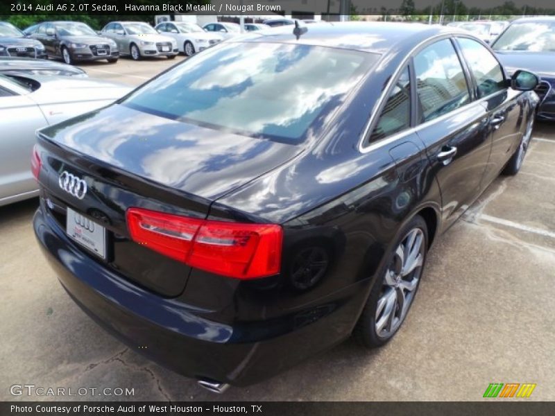 Havanna Black Metallic / Nougat Brown 2014 Audi A6 2.0T Sedan