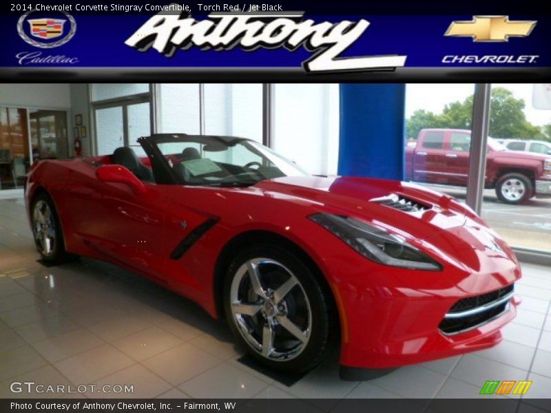 Torch Red / Jet Black 2014 Chevrolet Corvette Stingray Convertible