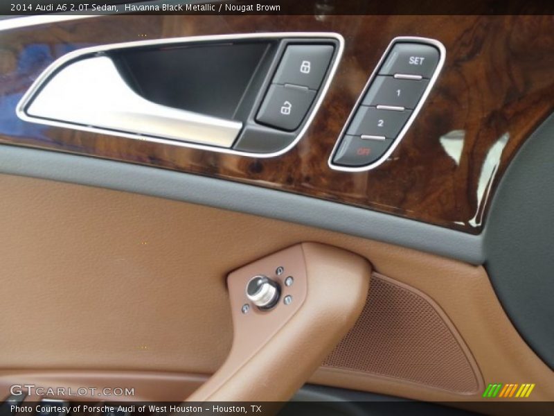 Havanna Black Metallic / Nougat Brown 2014 Audi A6 2.0T Sedan