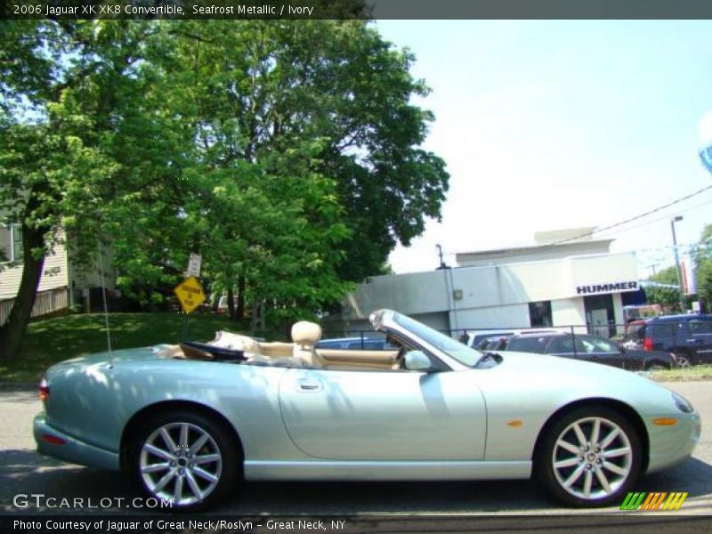 Seafrost Metallic / Ivory 2006 Jaguar XK XK8 Convertible