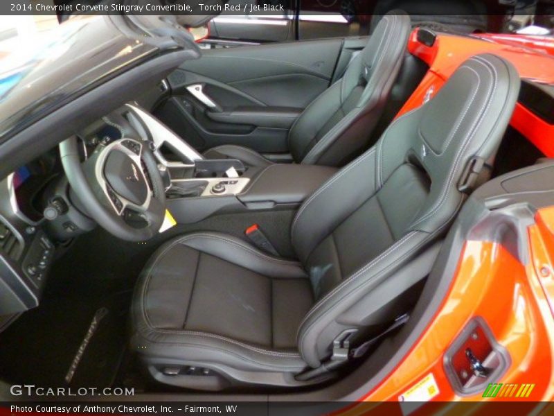  2014 Corvette Stingray Convertible Jet Black Interior