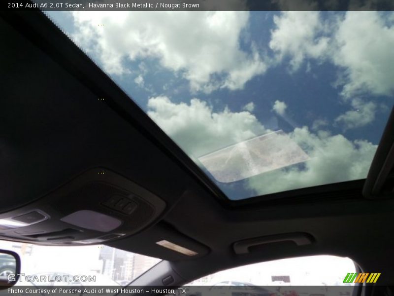 Havanna Black Metallic / Nougat Brown 2014 Audi A6 2.0T Sedan