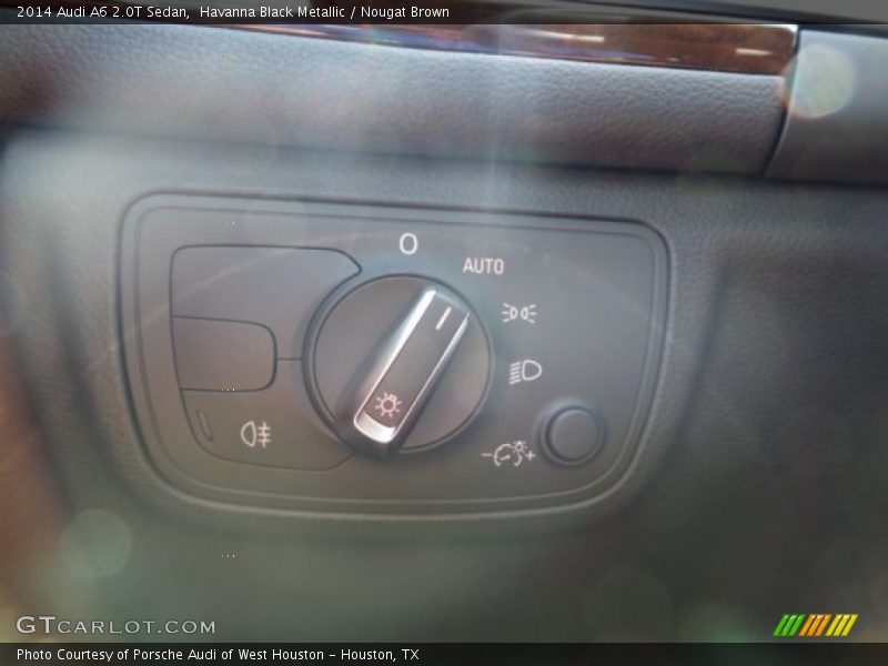 Havanna Black Metallic / Nougat Brown 2014 Audi A6 2.0T Sedan