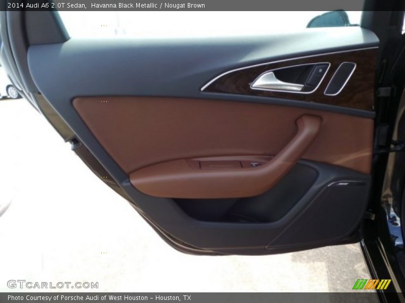 Havanna Black Metallic / Nougat Brown 2014 Audi A6 2.0T Sedan