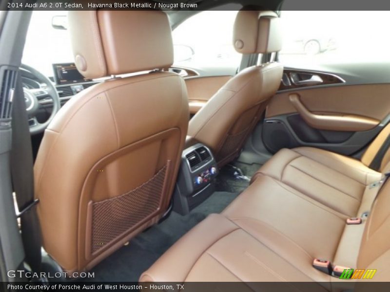 Havanna Black Metallic / Nougat Brown 2014 Audi A6 2.0T Sedan